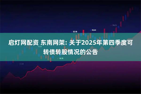 启灯网配资 东南网架: 关于2025年第四季度可转债转股情况的公告